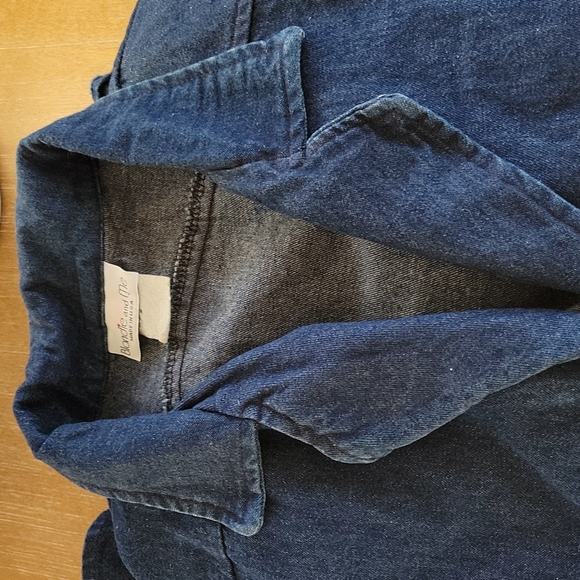 VINTAGE  BLONDIE AND ME RIGID DENIM JACKET - Picture 11 of 15